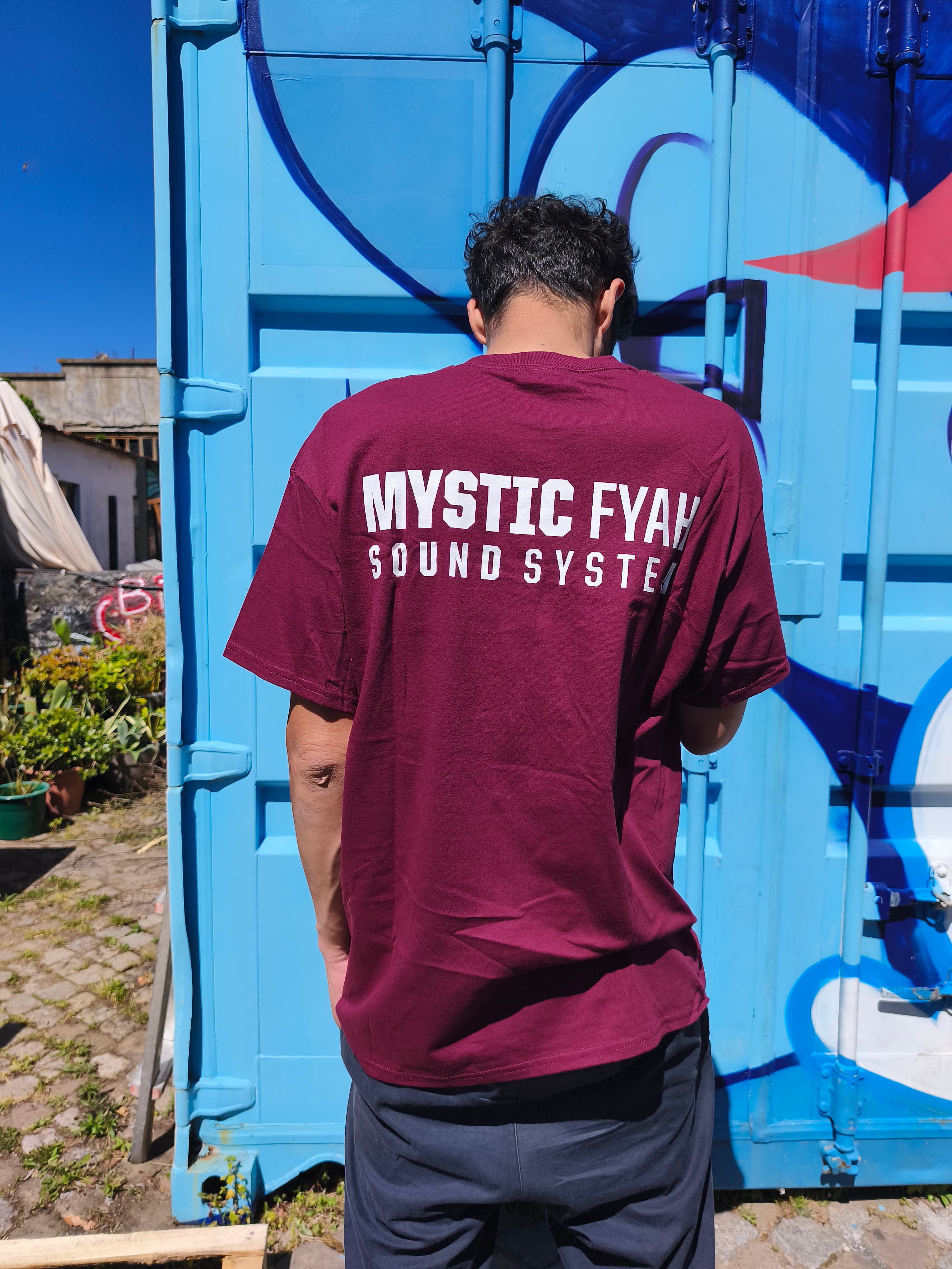 Mystic Fyah Classic Tee — Bordeaux 3