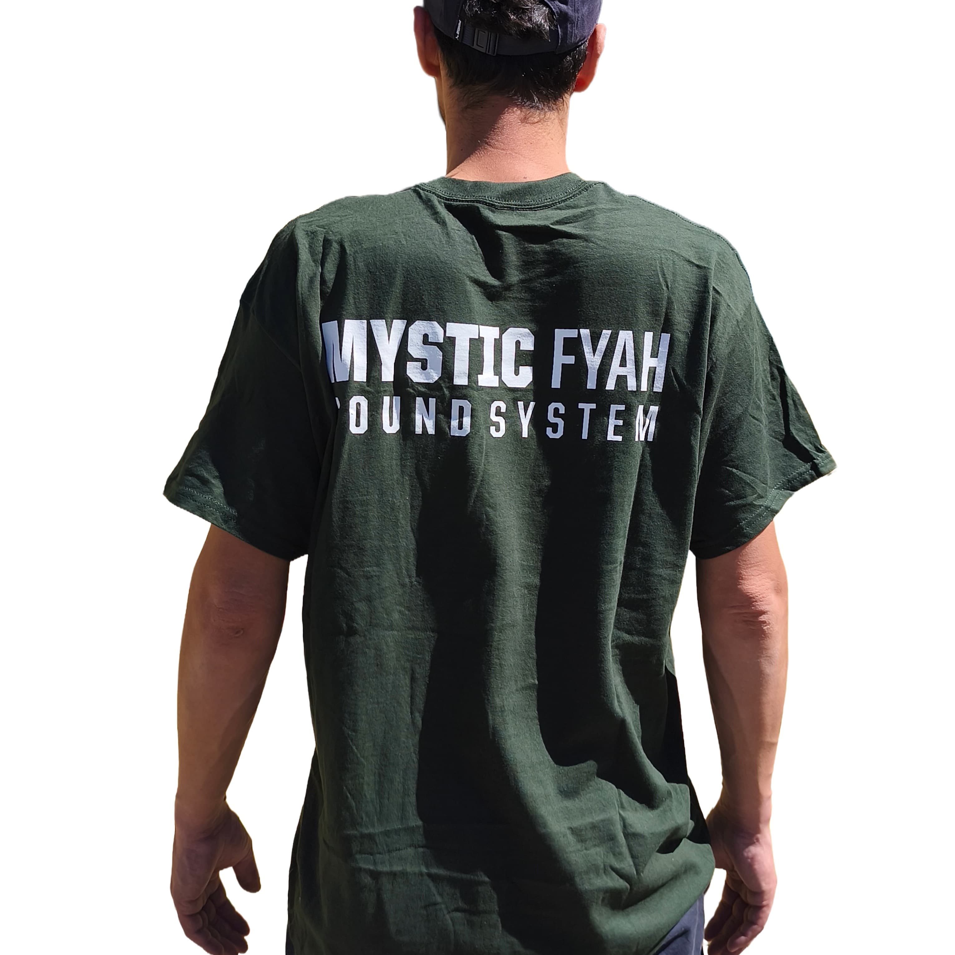 Mystic Fyah Classic Tee — Dark Green